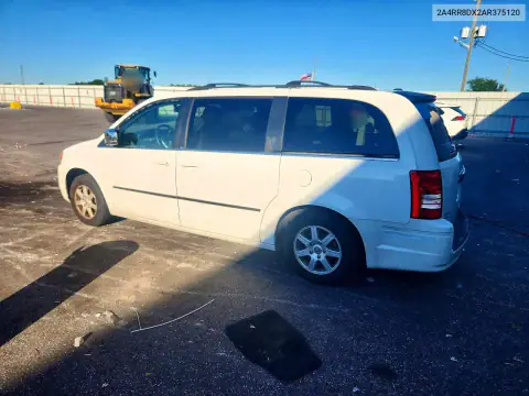 2A4RR8DX2AR375120 — 2010 Chrysler TOWN & Country, фото 2 с аукциона Copart, Задняя часть