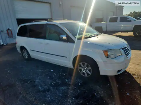2A4RR8DX2AR375120 — 2010 Chrysler TOWN & Country, фото 4 с аукциона Copart, Задняя часть