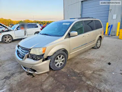 2C4RC1BG9CR376043 — 2012 Chrysler TOWN & Country, Передняя часть, фото до ремонта