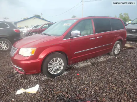 2C4RC1CG3FR554869 — 2015 Chrysler TOWN & Country, Механические повреждения, фото до ремонта
