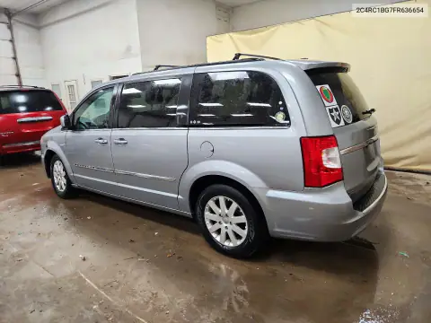 2C4RC1BG7FR636654 — 2015 Chrysler TOWN & Country, фото 2 с аукциона Copart, Передняя часть
