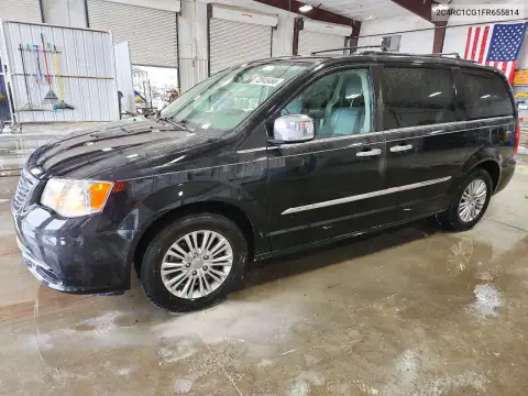 2C4RC1CG1FR655814 Chrysler TOWN & Country 2015 — повреждение Передняя часть, фото до ремонта