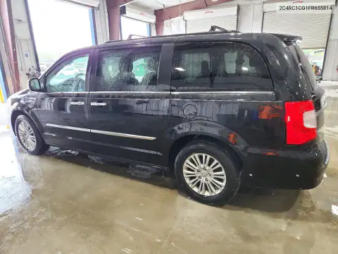2C4RC1CG1FR655814 — 2015 Chrysler TOWN & Country, фото 2 с аукциона Copart, Передняя часть