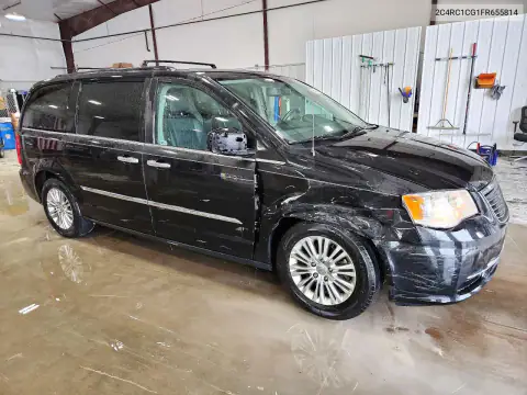 2C4RC1CG1FR655814 — 2015 Chrysler TOWN & Country, фото 4 с аукциона Copart, Передняя часть