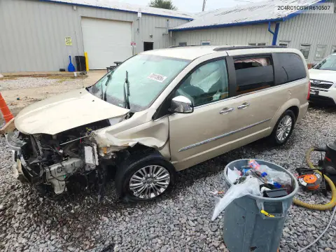 2C4RC1CG9FR610507 — 2015 Chrysler TOWN & Country, Передняя часть, фото до ремонта