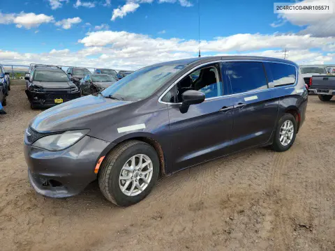 2C4RC1CG4NR105571 — 2022 Chrysler Voyager, Механические повреждения, фото до ремонта