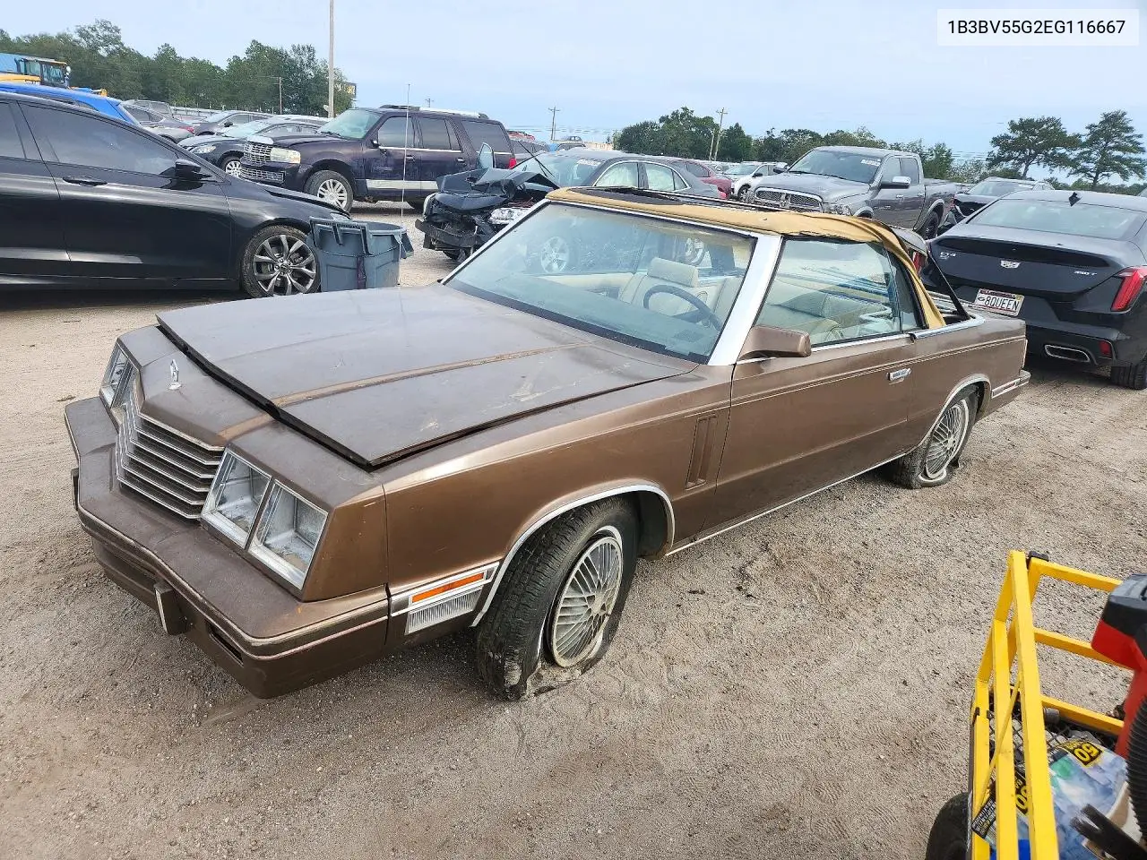 1984 Dodge 600 VIN 1B3BV55G2EG116667 фото 1