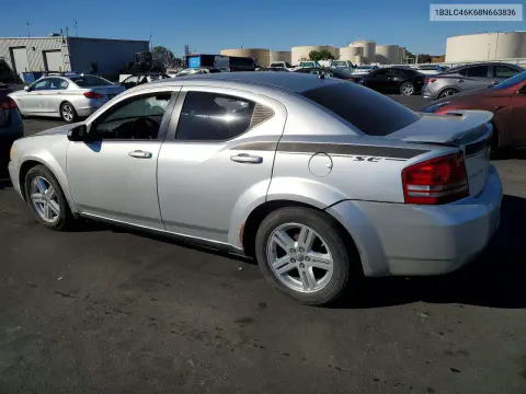 2008 Dodge Avenger Se VIN 1B3LC46K68N663836 фото 2
