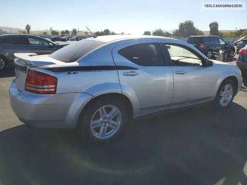 2008 Dodge Avenger Se VIN 1B3LC46K68N663836 фото 3