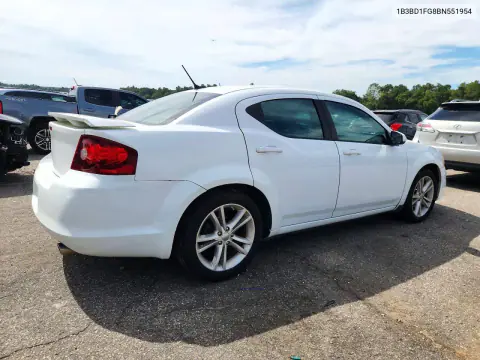 2011 Dodge Avenger Mainstreet VIN 1B3BD1FG8BN551954 фото 3