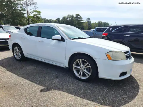2011 Dodge Avenger Mainstreet VIN 1B3BD1FG8BN551954 фото 4