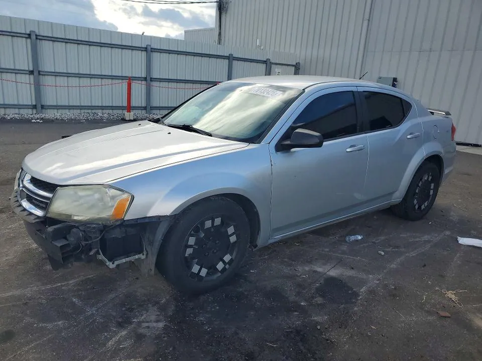 2012 DODGE AVENGER VIN 1C3CDZAB0CN136257 фото 1