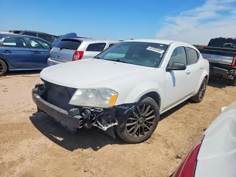 1C3CDZABXDN517874 — 2013 Dodge Avenger, Передняя часть (Front End), фото до ремонта