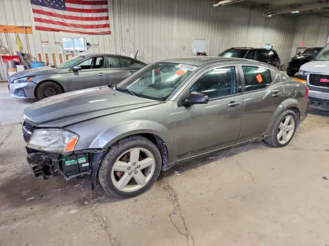 1C3CDZAB7DN707549 — 2013 Dodge Avenger, Передняя часть (Front End), фото до ремонта