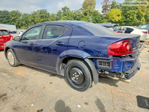 2013 Dodge Avenger Se VIN 1C3CDZAG4DN748300 фото 2