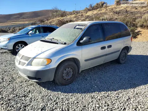 1D4GP25B46B537051 — 2006 Dodge Caravan, Мелкие вмятины и царапины, фото до ремонта