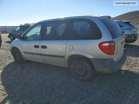 2006 Dodge Caravan Se VIN 1D4GP25B46B537051 фото 2