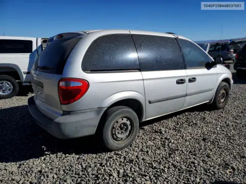 2006 Dodge Caravan Se VIN 1D4GP25B46B537051 фото 3
