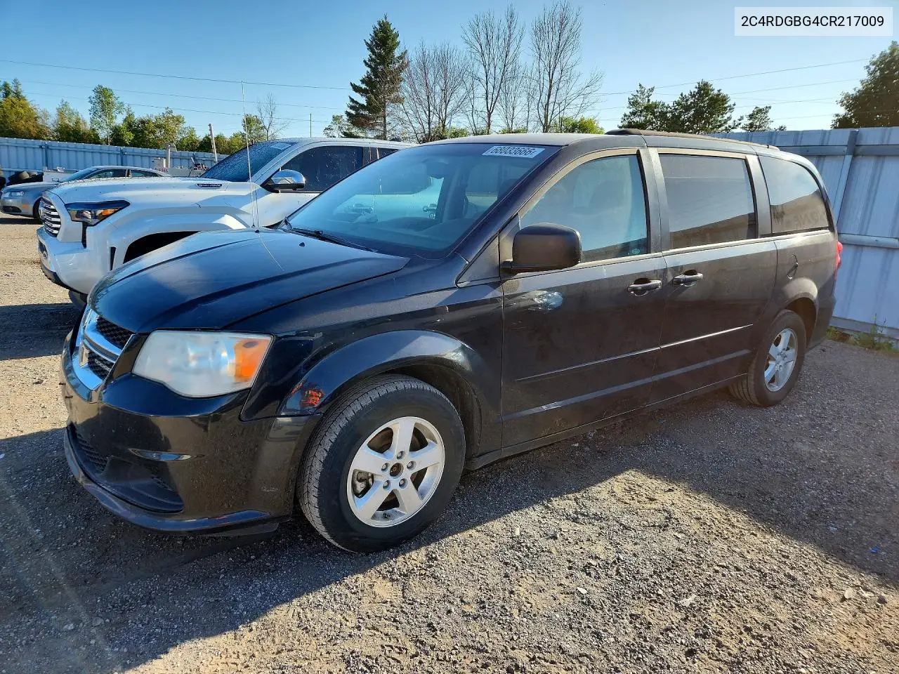 2012 Dodge Grand Caravan Se VIN 2C4RDGBG4CR217009 фото 1