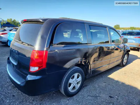 2012 Dodge Grand Caravan Se VIN 2C4RDGBG4CR217009 фото 3