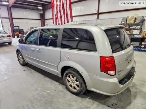 2012 Dodge Grand Caravan Sxt VIN 2C4RDGCGXCR229017 фото 2