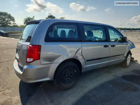 2013 Dodge Grand Caravan Se VIN 2C4RDGBG3DR703280 фото 3