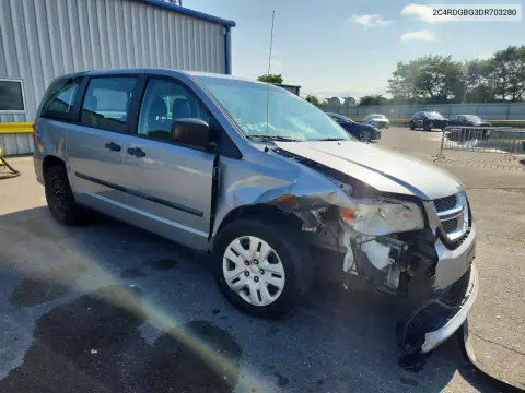 2013 Dodge Grand Caravan Se VIN 2C4RDGBG3DR703280 фото 4