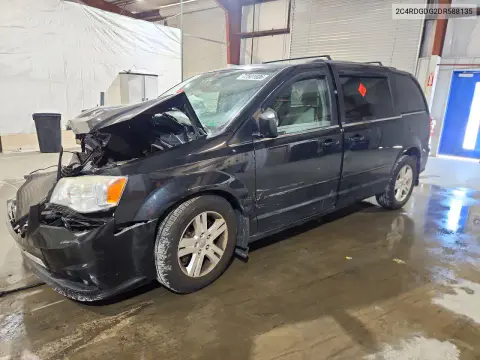 2C4RDGDG2DR588135 — 2013 Dodge Caravan, Передняя часть, фото до ремонта