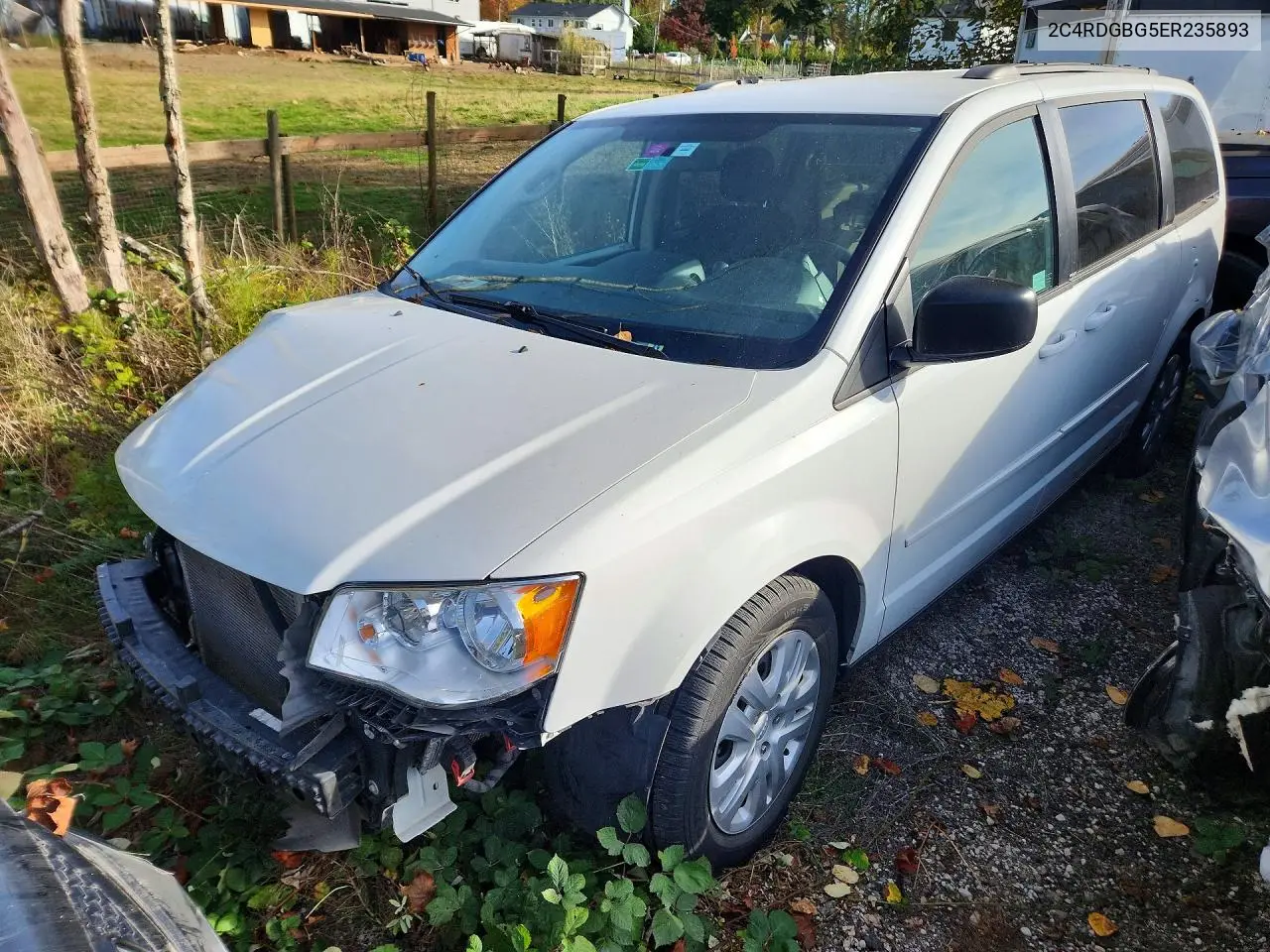 2014 Dodge Grand Caravan Se VIN 2C4RDGBG5ER235893 фото 1