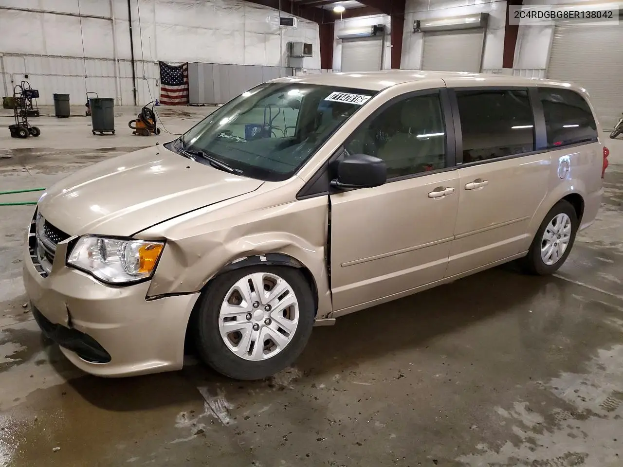 2014 Dodge Grand Caravan Se VIN 2C4RDGBG8ER138042 фото 1