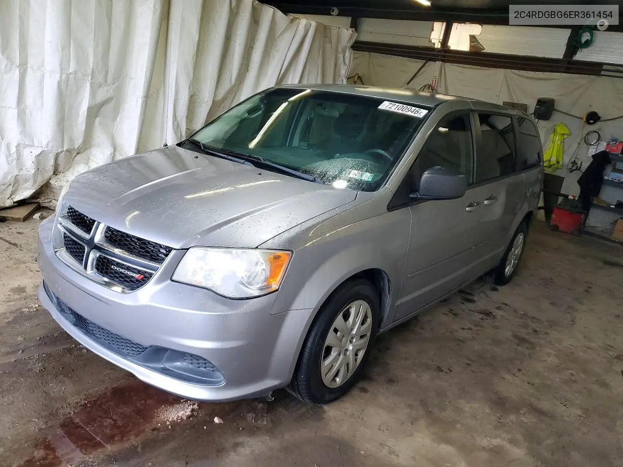 2014 Dodge Grand Caravan Se VIN 2C4RDGBG6ER361454 фото 1