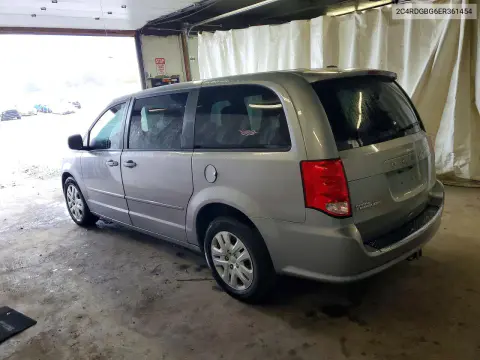 2014 Dodge Grand Caravan Se VIN 2C4RDGBG6ER361454 фото 2