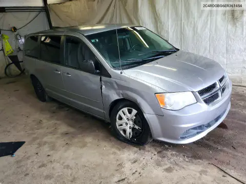2014 Dodge Grand Caravan Se VIN 2C4RDGBG6ER361454 фото 4