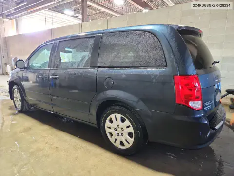 2014 Dodge Grand Caravan Se VIN 2C4RDGBGXER428234 фото 2