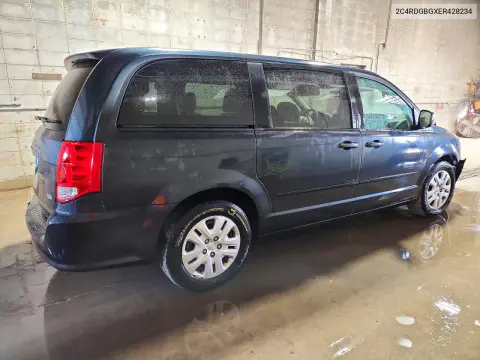 2014 Dodge Grand Caravan Se VIN 2C4RDGBGXER428234 фото 3