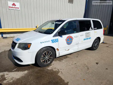 2C4RDGBG0FR524603 — 2015 Dodge Caravan, Сторона, фото до ремонта