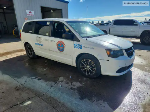 2015 Dodge Grand Caravan Se VIN 2C4RDGBG0FR524603 фото 4