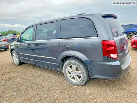 2C4RDGDG1GR345761 — 2016 Dodge Caravan, фото 2 с аукциона Copart, Передняя часть