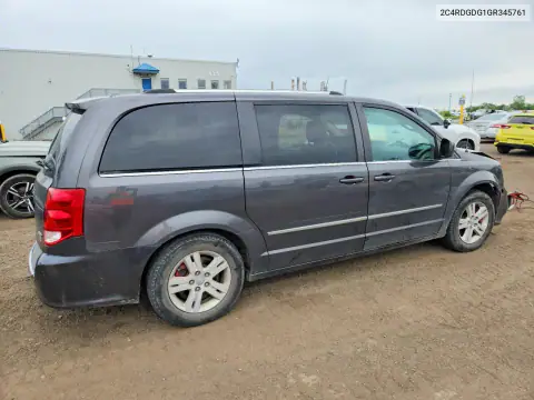 2C4RDGDG1GR345761 — 2016 Dodge Caravan, фото 3 с аукциона Copart, Передняя часть