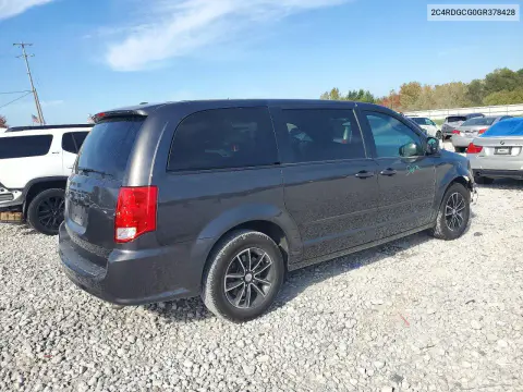 2016 Dodge Grand Caravan Sxt VIN 2C4RDGCG0GR378428 фото 3