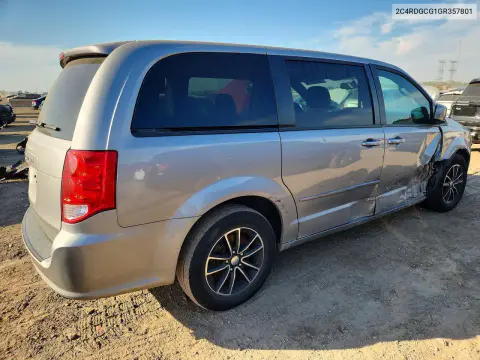 2016 Dodge Grand Caravan Sxt VIN 2C4RDGCG1GR357801 фото 3