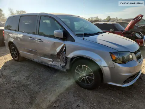 2016 Dodge Grand Caravan Sxt VIN 2C4RDGCG1GR357801 фото 4