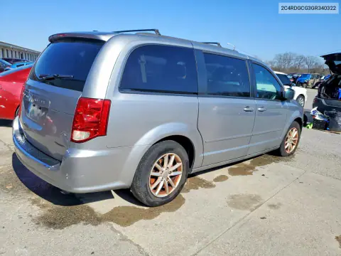 2016 Dodge Grand Caravan Sxt VIN 2C4RDGCG3GR340322 фото 3