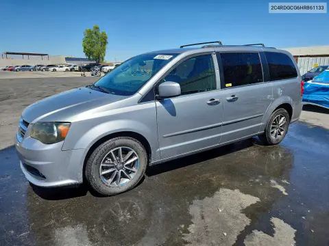 2C4RDGCG6HR861133 — 2017 Dodge Caravan, Задняя часть, фото до ремонта