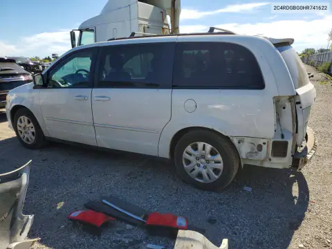 2017 Dodge Grand Caravan Se VIN 2C4RDGBG0HR741622 фото 2