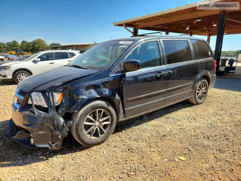2C4RDGCG6HR806570 — 2017 Dodge Caravan, Передняя часть, фото до ремонта