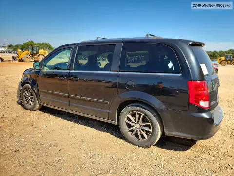 2017 Dodge Grand Caravan Sxt VIN 2C4RDGCG6HR806570 фото 2