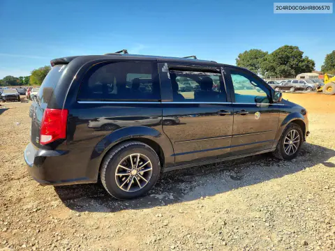 2017 Dodge Grand Caravan Sxt VIN 2C4RDGCG6HR806570 фото 3