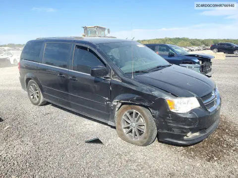 2017 Dodge Grand Caravan Sxt VIN 2C4RDGCG9HR766940 фото 4