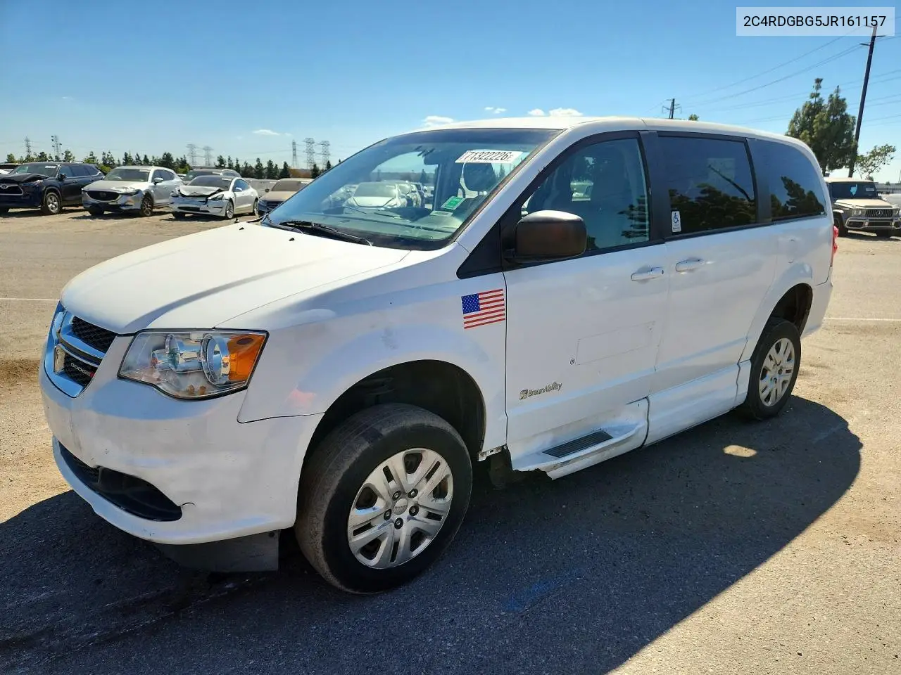 2018 Dodge Grand Caravan Se VIN 2C4RDGBG5JR161157 фото 1